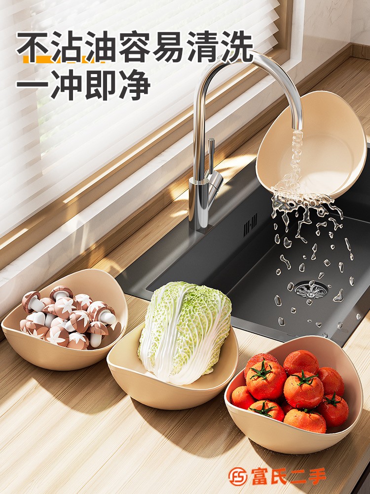 加厚火鍋蔬菜拼盤菜盤餐具盤子家用廚房配菜盤火鍋盤水果盤瓜果盤