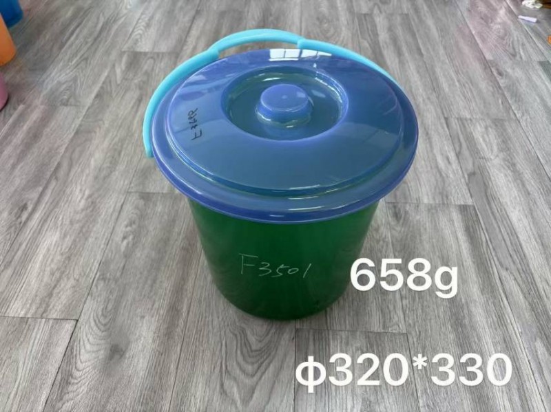 Handheld bucket with lid